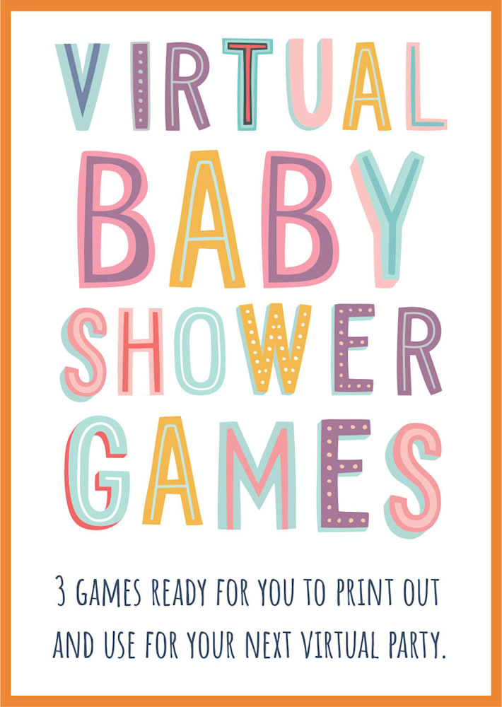 Printable baby shower games & virtual baby shower ideas